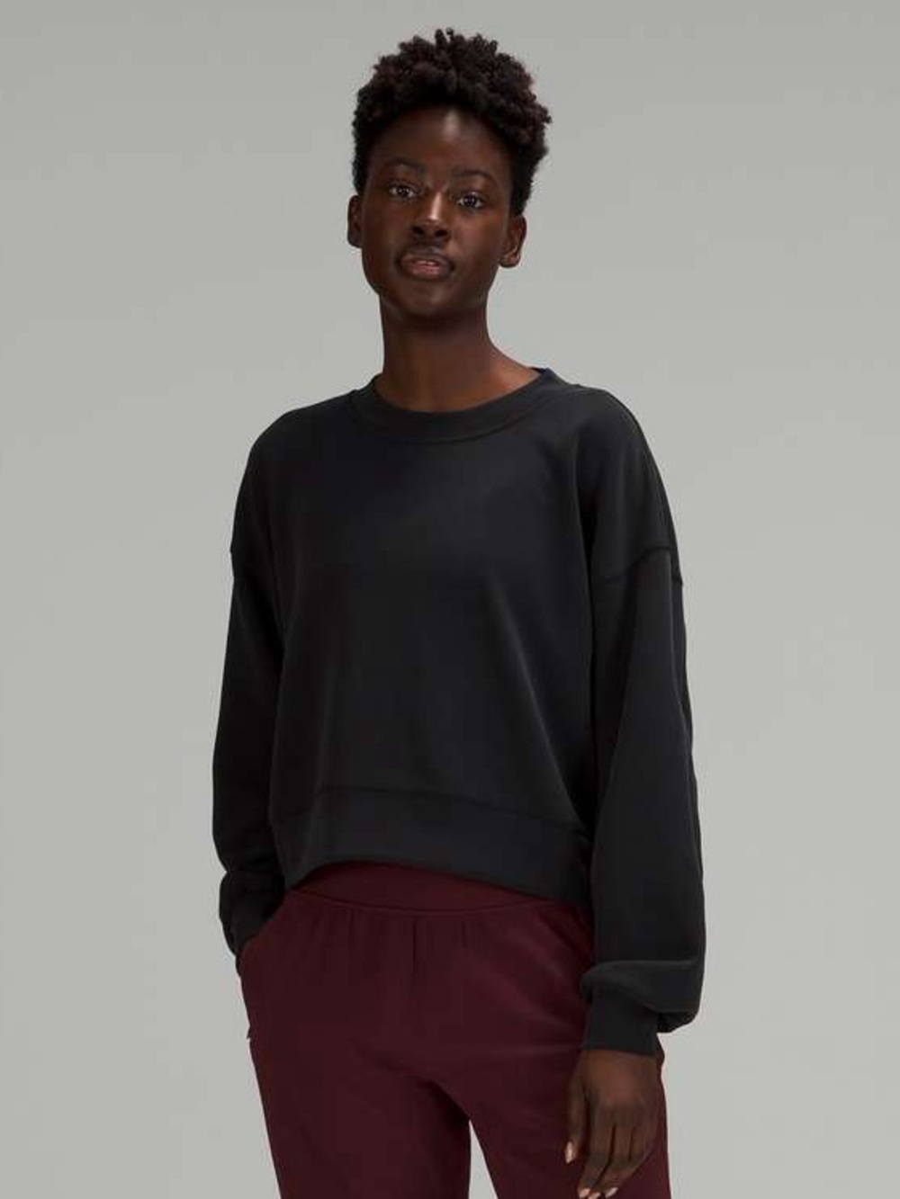 Lululemon Softstreme Perfectly Oversized Cropped Crew